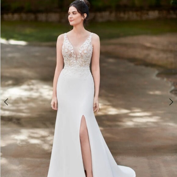 Wedding dress size 2/4 - Ella Rosa BE553 - Picture 1 of 9